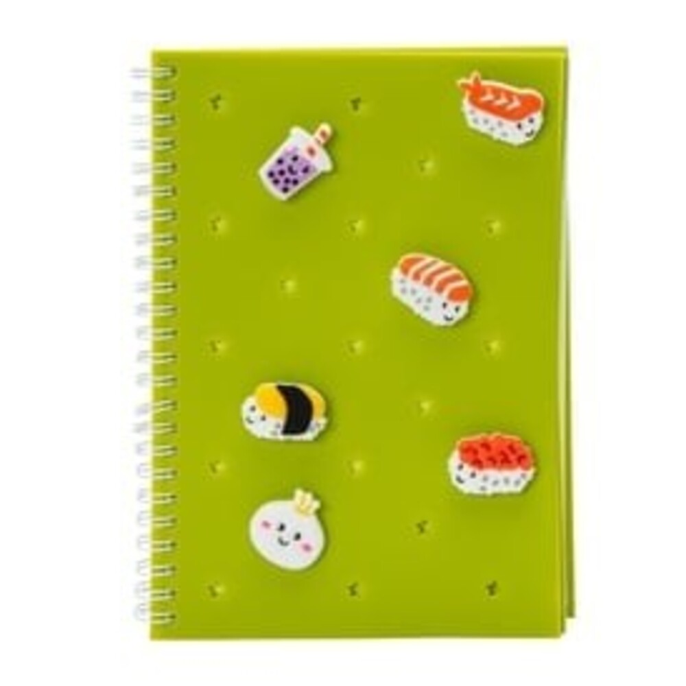 Silicone Widget Journal With Charms - Pink